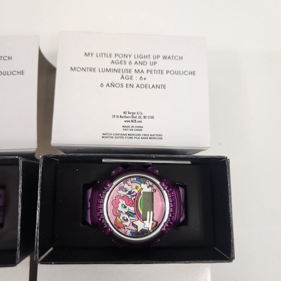 Avon Flashing Light Up Watch My Little Pony Bundle of 4 NEW - Picture 5 of 6